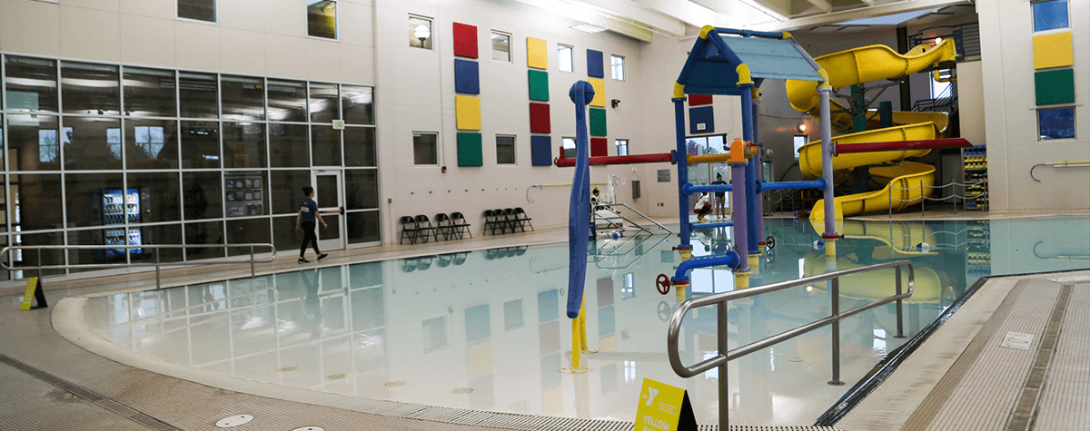 The kiddie pool section at the Southeast Armed Services YMCA